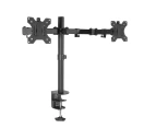 Dual Monitor Arm Stand Brackets - Black