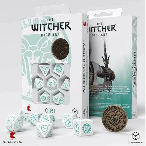 Witcher Dice Set Ciri The Law of Surprise