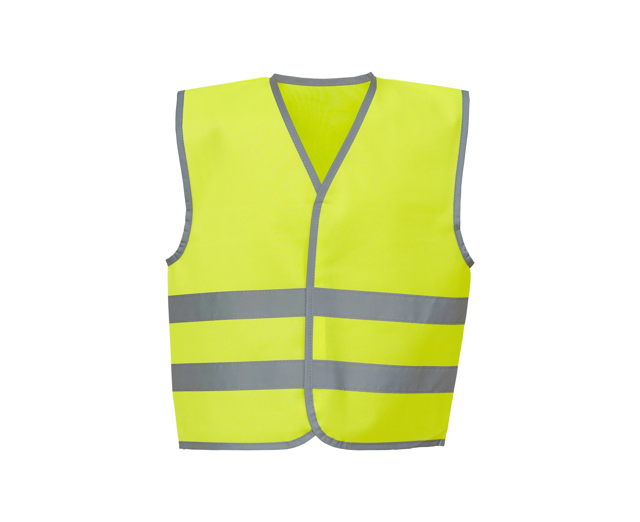 Yoko Hi-Vis Childrens/Kids Reflective Border Waistcoat (Pack Of 2) (Yellow) - RW6869