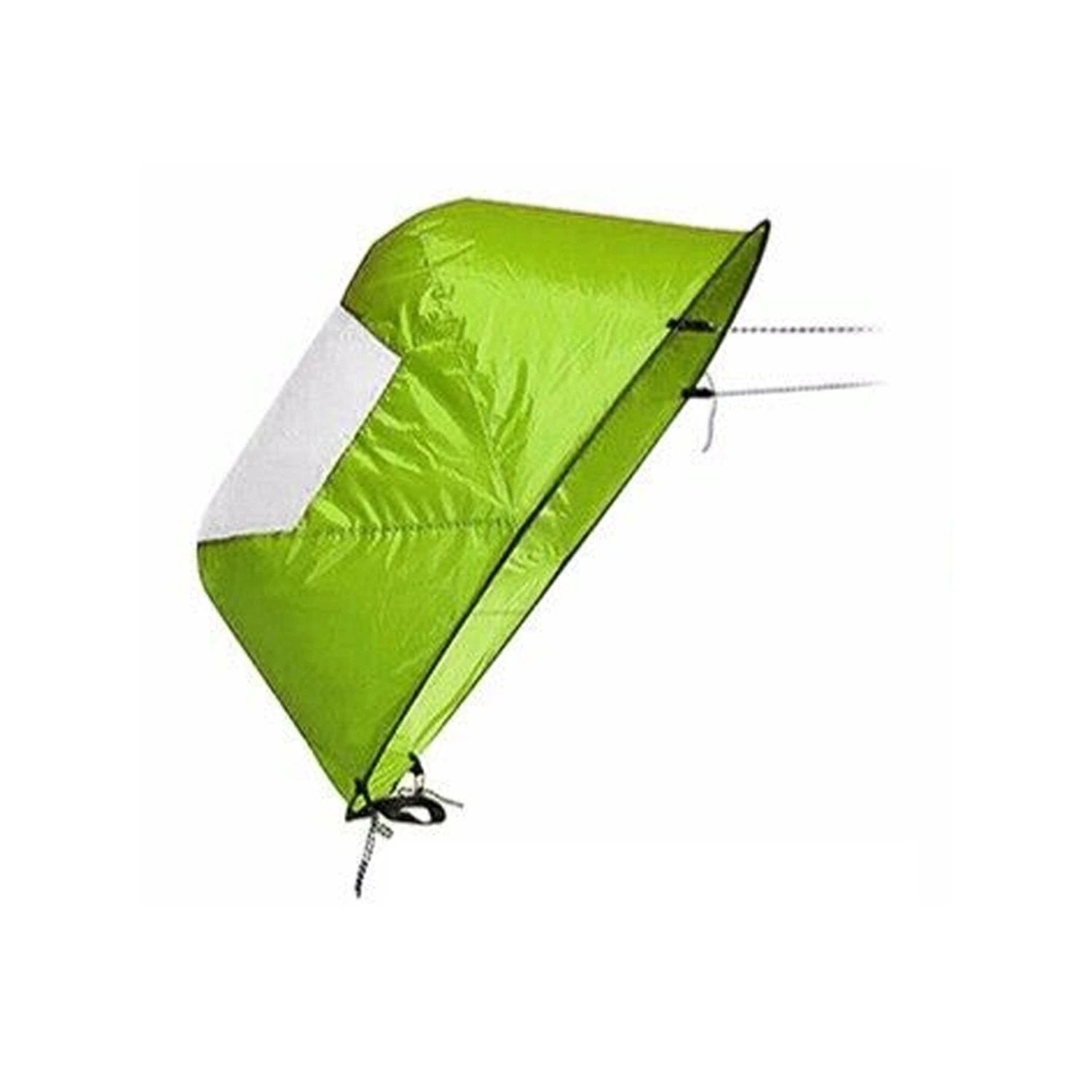 Kayak Boat Wind Sail Sailing Kit Protect from Hot Sun - Green