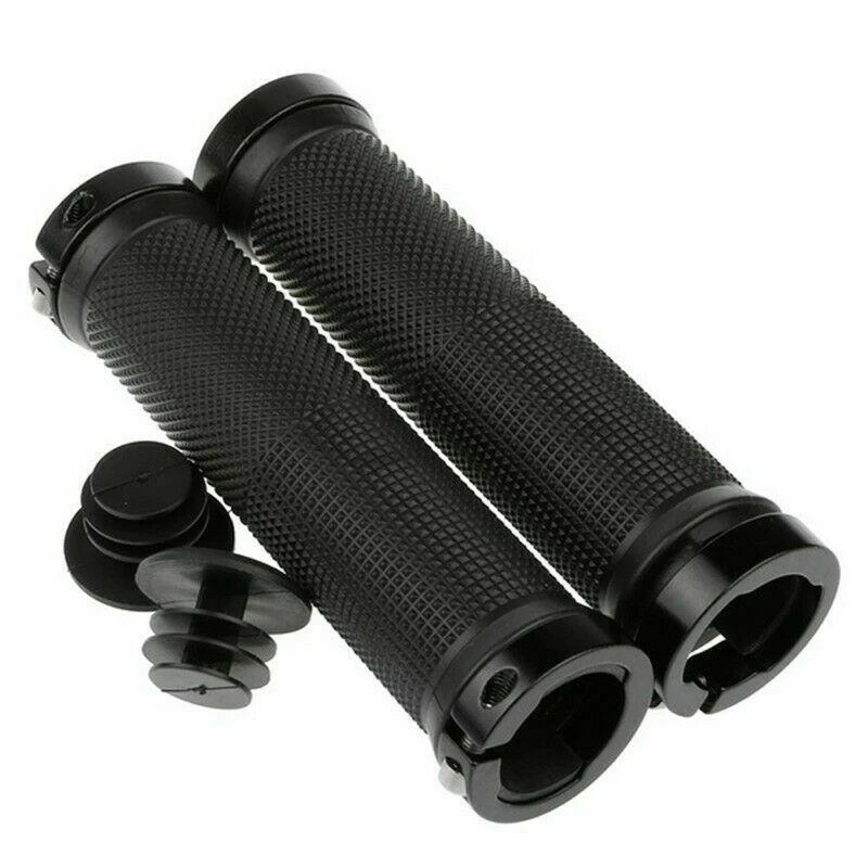 Non-slip Bike Bicycle Handlebar Grips Cycling 130mm - Black