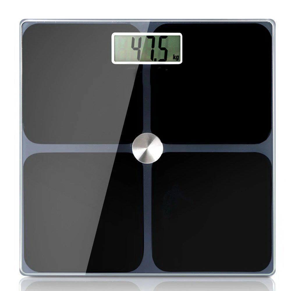 Digital Bathroom Scale 180KG - Black