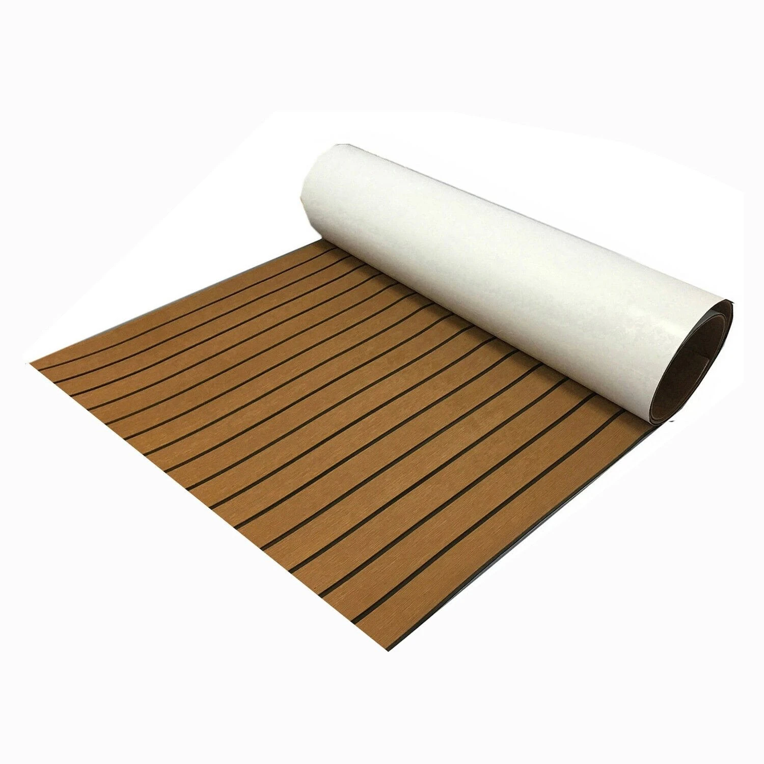 EVA Boat Teak Decking Flooring Mat - Teak Brown