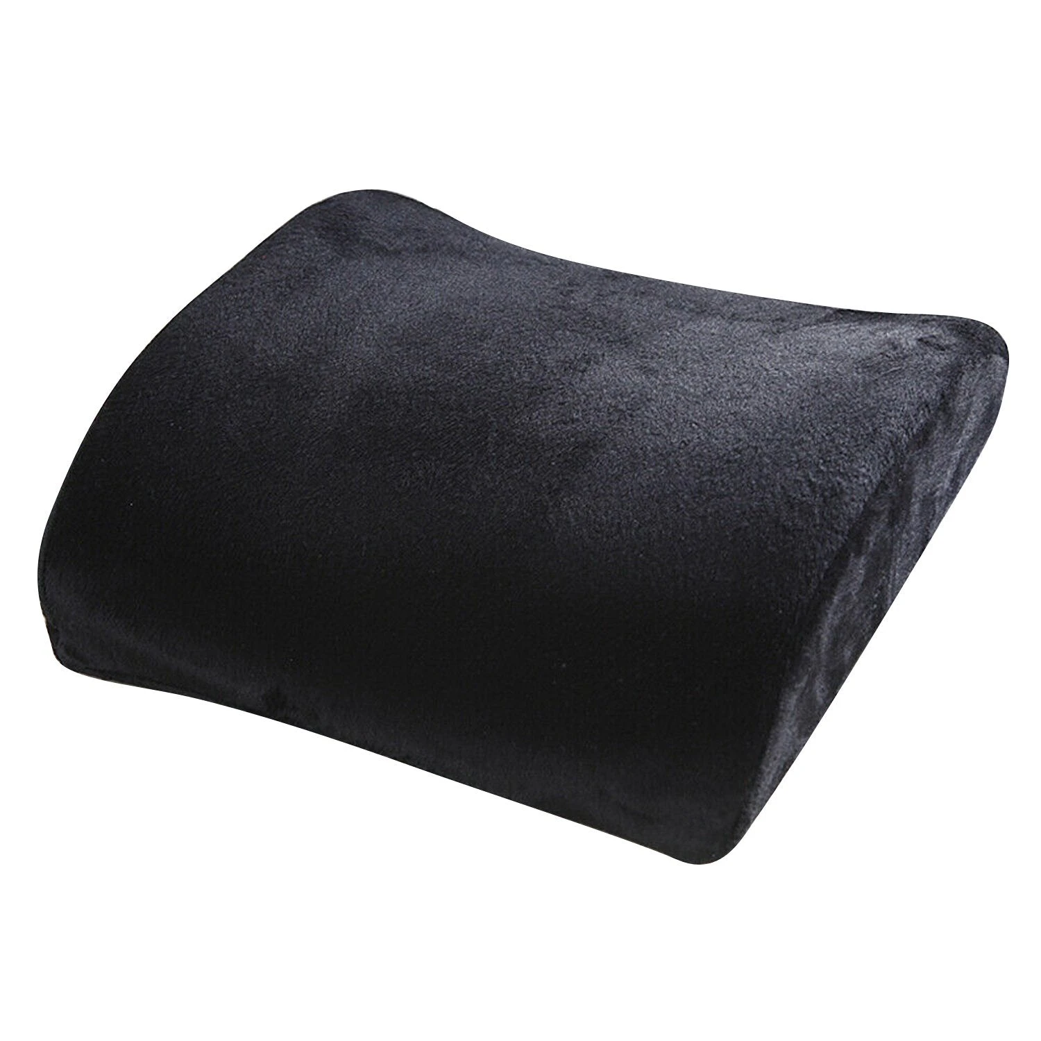 Memory Foam Back Support Chair Seat Cushion Pillows - Black Back Cushion