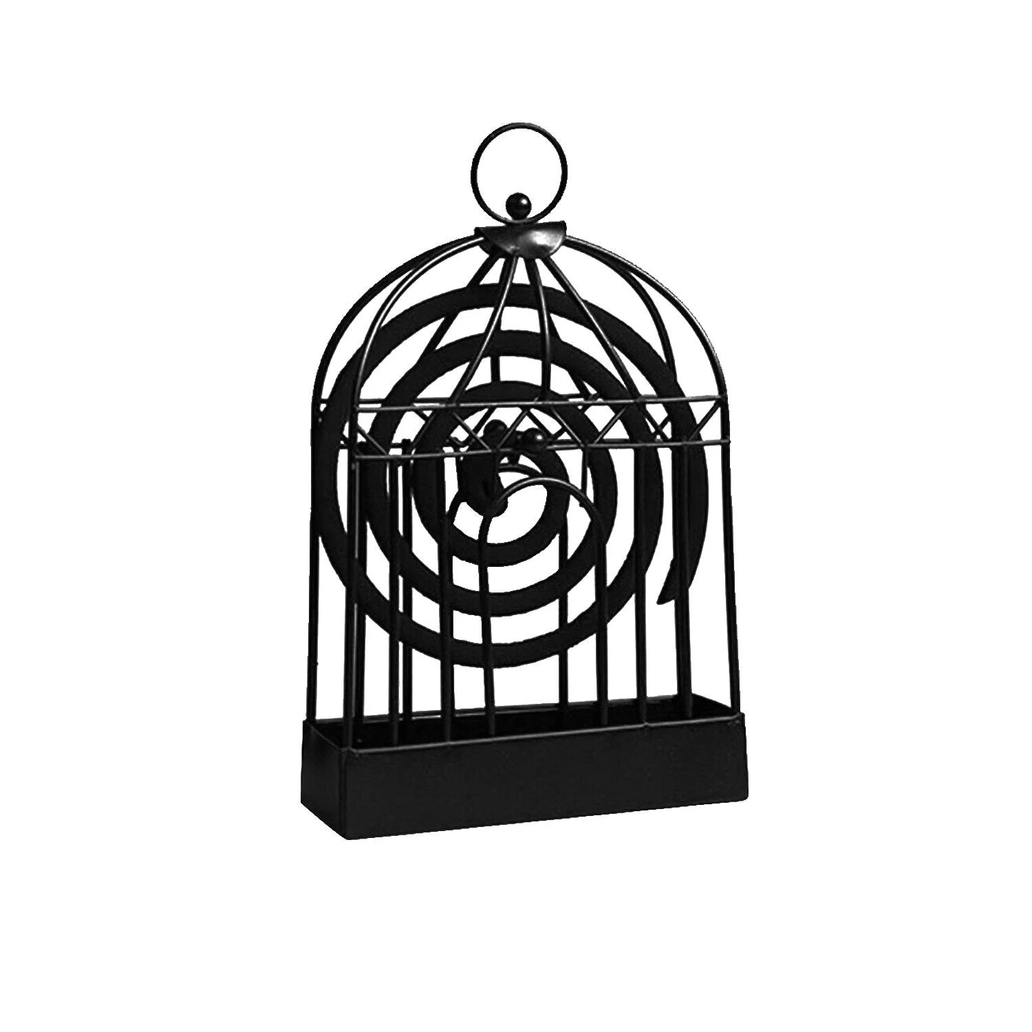 Outdoor Mosquito Coil Holder Burner Repellant - Black