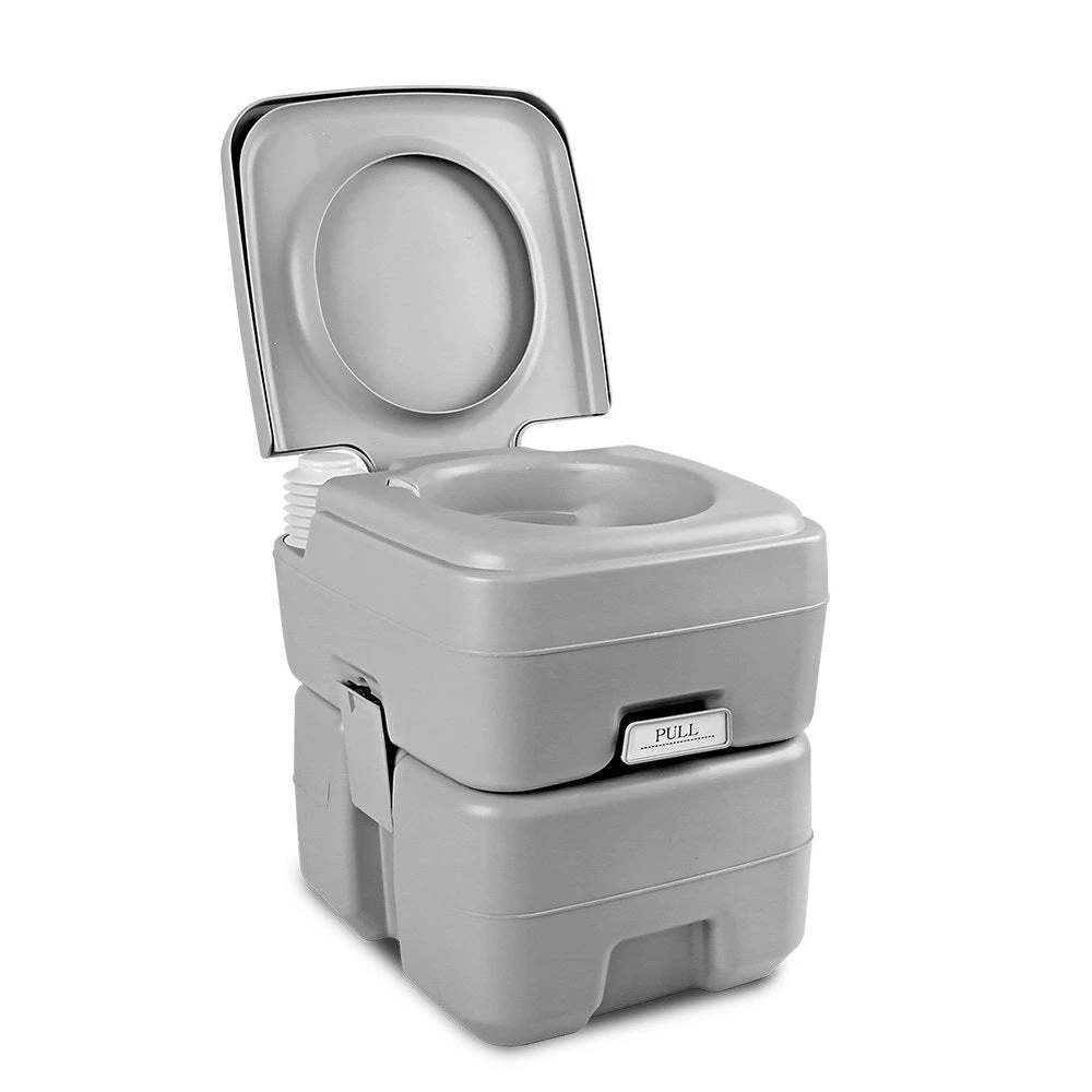 Portable Outdoor Camping 20L Toilet - Grey