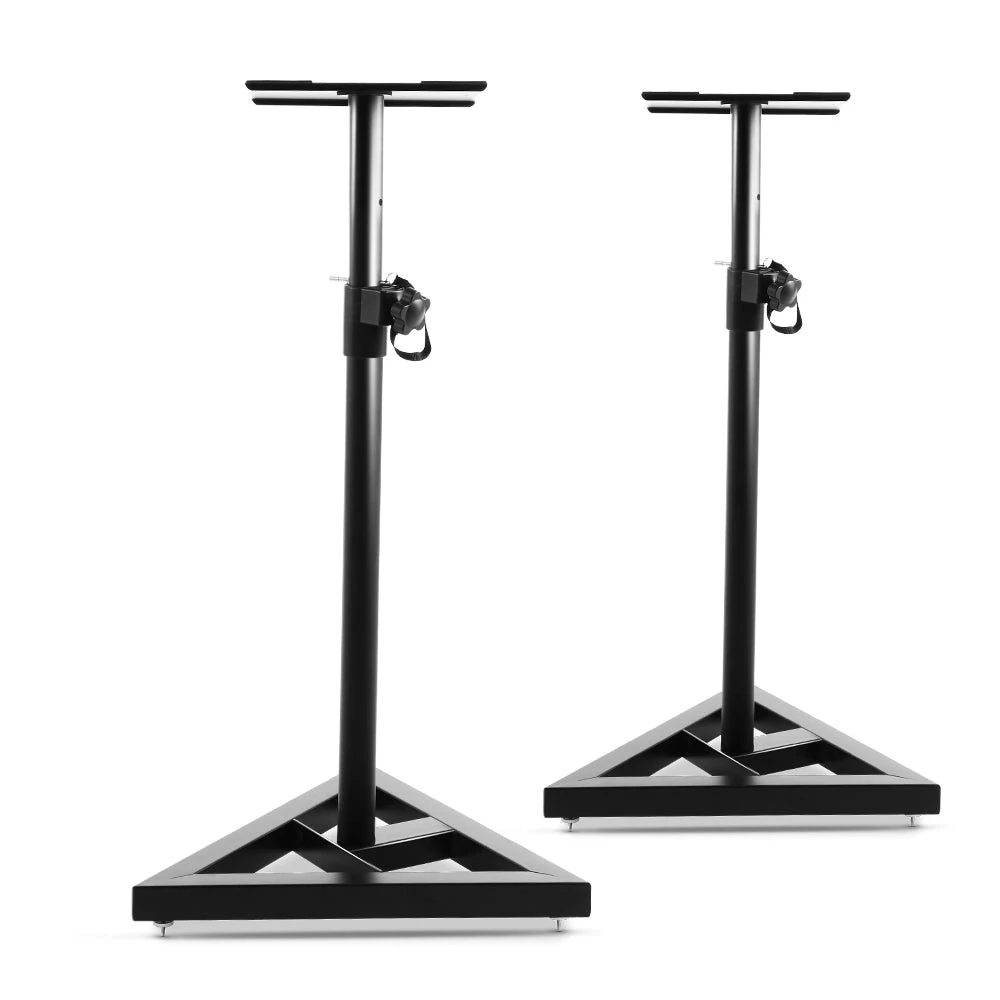 Surround Sound Speaker Stand Set of 2 120CM  - Black