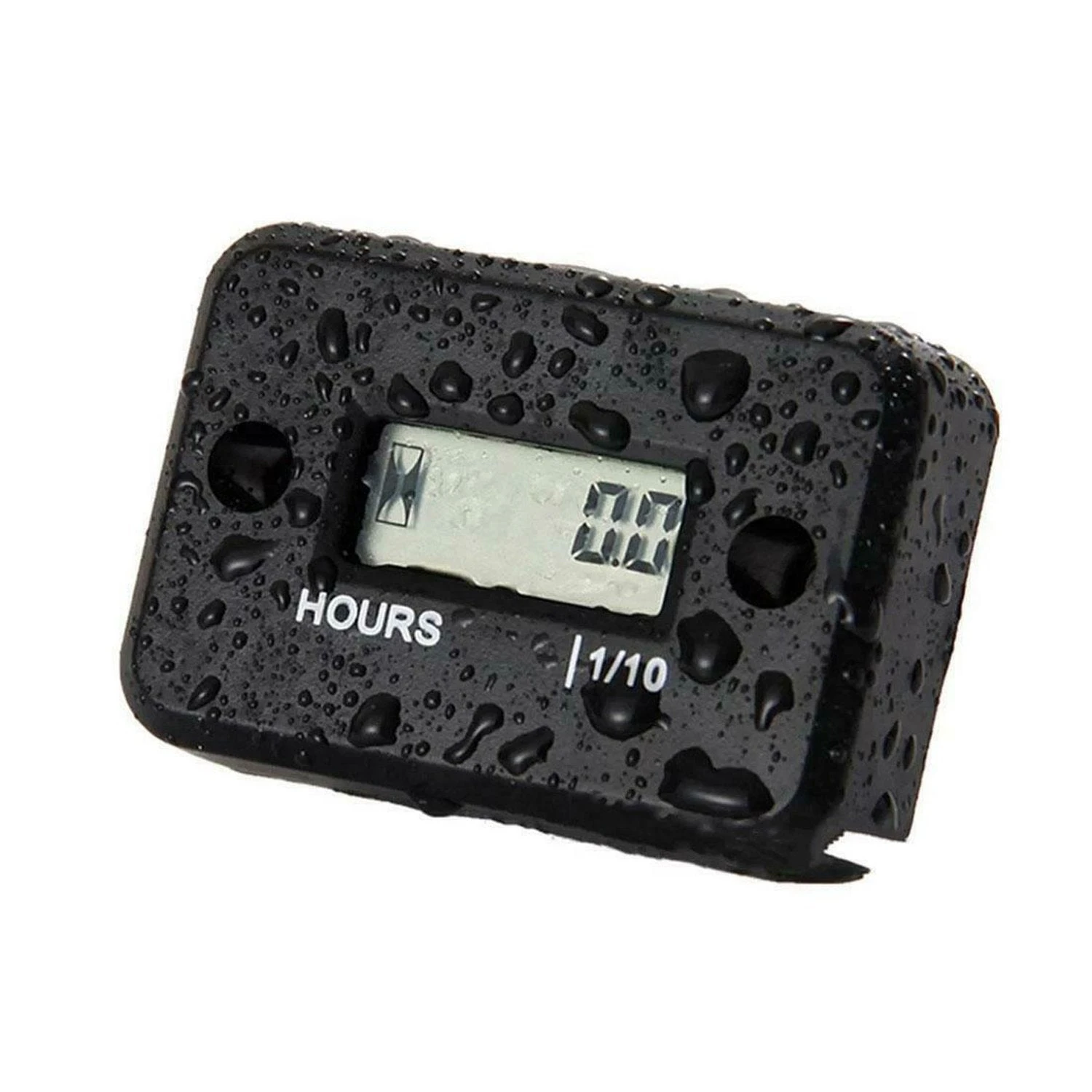 Portable Motorcycle Digital Hour LCD Meter Gauge