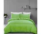Green Soft Quilt Doona Cover Set 5 Size