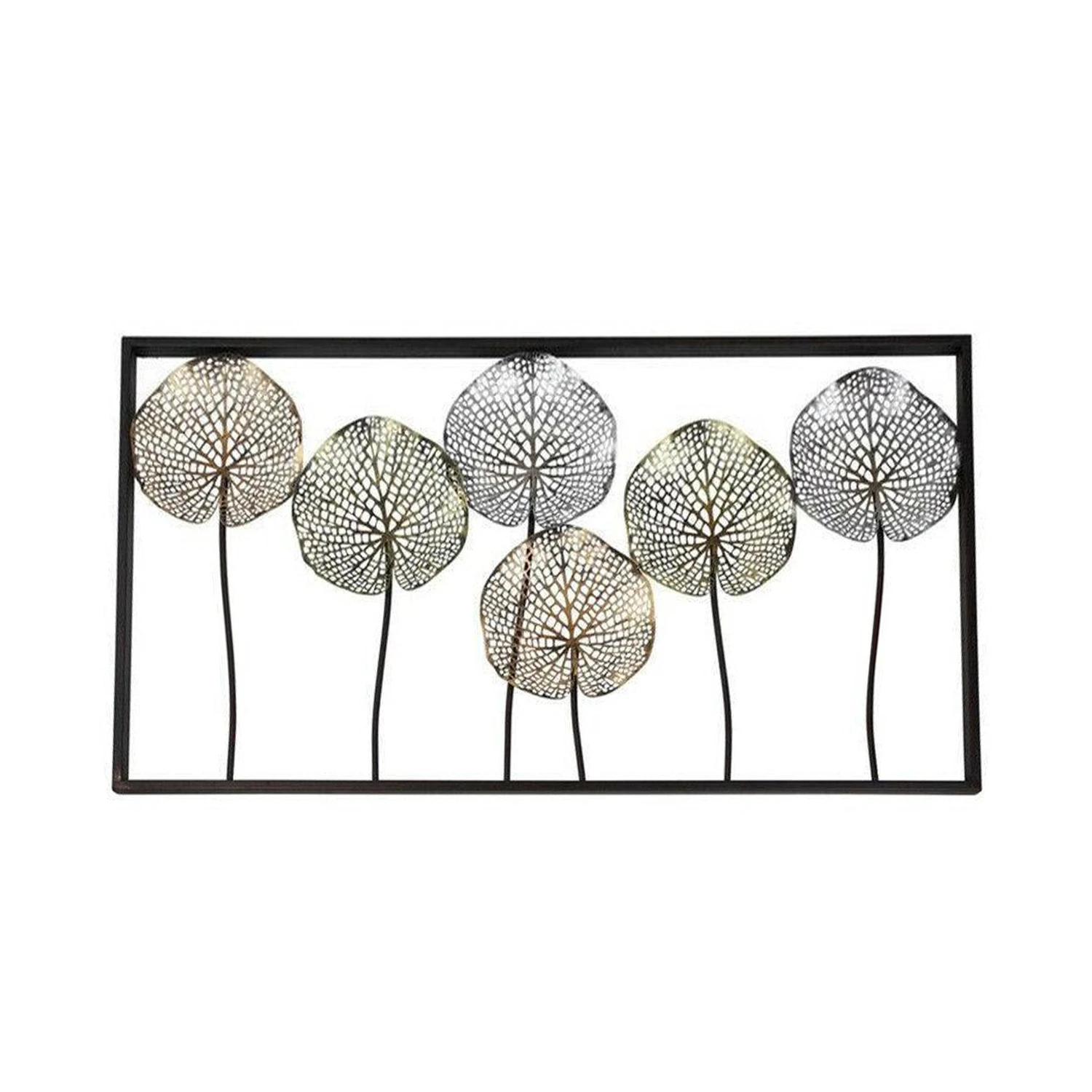 100cm Large Wall Art Metal Dandelion Framed Hanging Home Decor