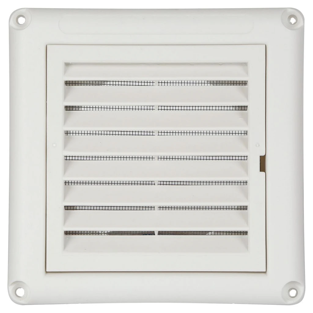 5 Pack of External Fixed Grille with Insect Screen - 100mmO  Neck Size