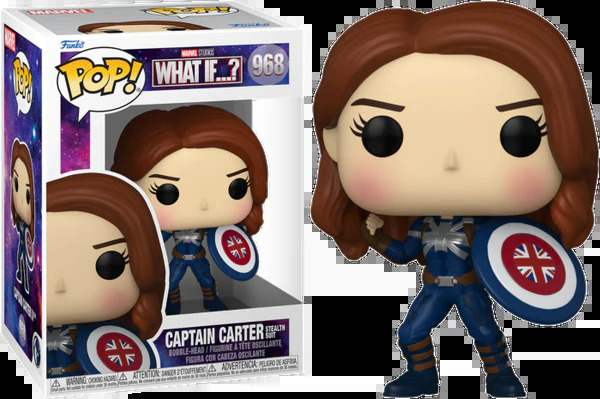 What If? - Captain Carter with Stealth Suit Pop! Vinyl Figure #968 ...