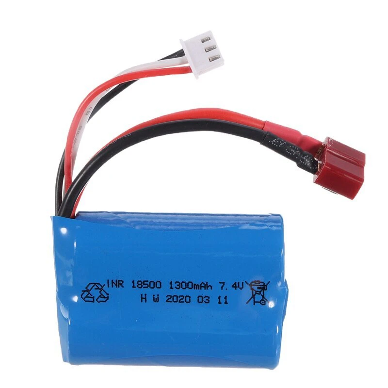 7.4V 1300mAh LiPo Battery with Deans suit TR1640