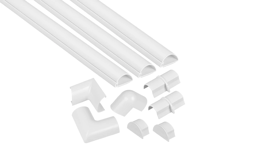 D-Line 30x15mm 1mtr Trunking Kit White