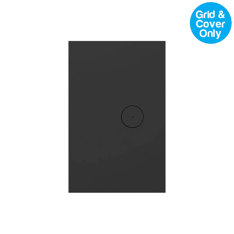 Clipsal Saturn ZEN 1 Gang Grid & Plate Black