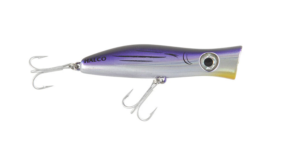 Halco Roosta Popper 105 Hard Body Surface Fishing Lure #H79 Stripey