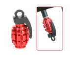 5PCS Tire Stem Valve Caps Wheel Valve Covers Car Dustproof Tires Cap Leak-Proof Air(Grenade Bomb)