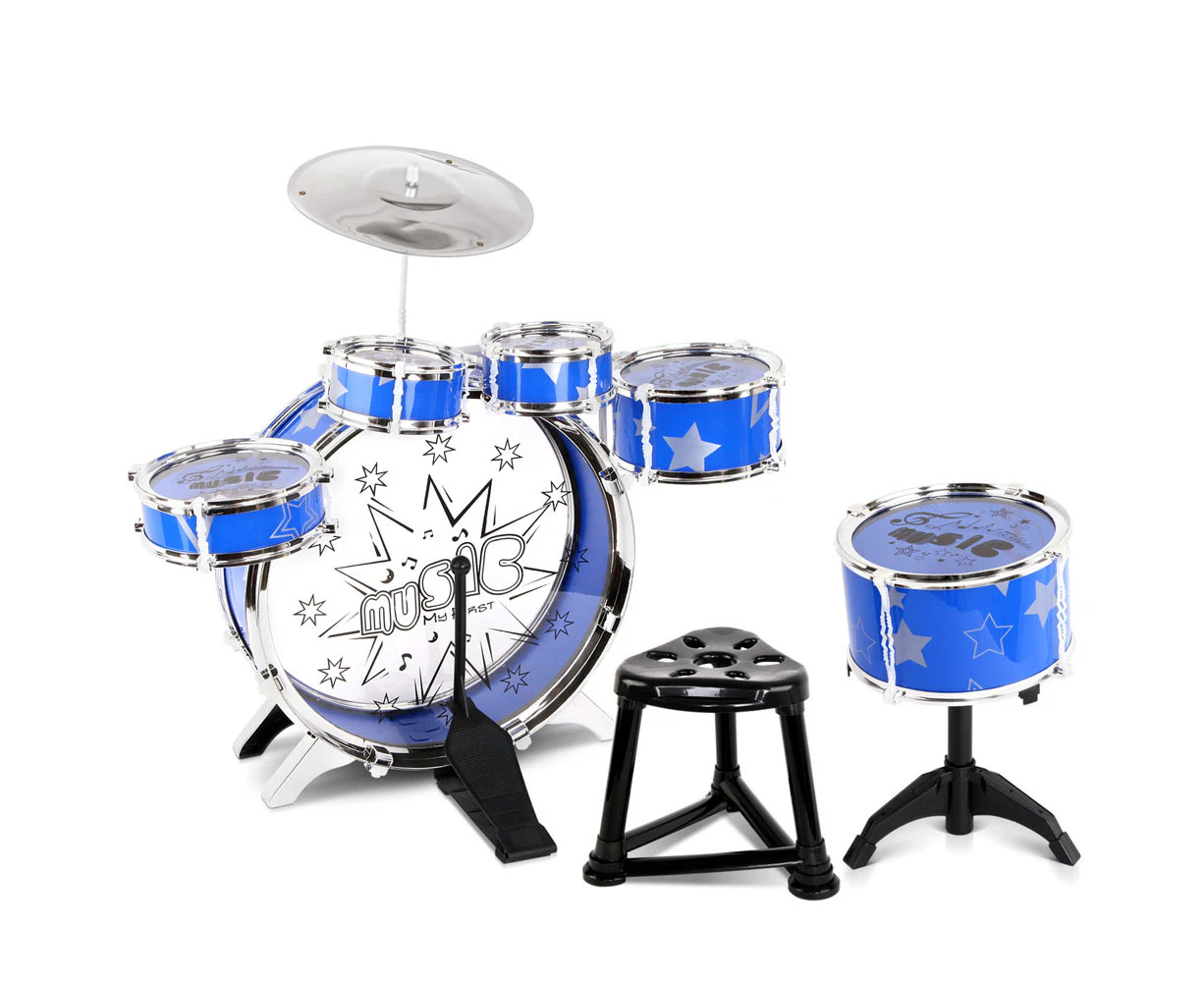 Keezi 11 Piece Kids Drum Set