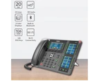 Fanvil X210 Enterprise IP Phone - 4.3' (Video) Colour Screen, 20 Lines, 106 x DSS Buttons, Dual Gigabit NIC, Bluetooth, *SBC Ready