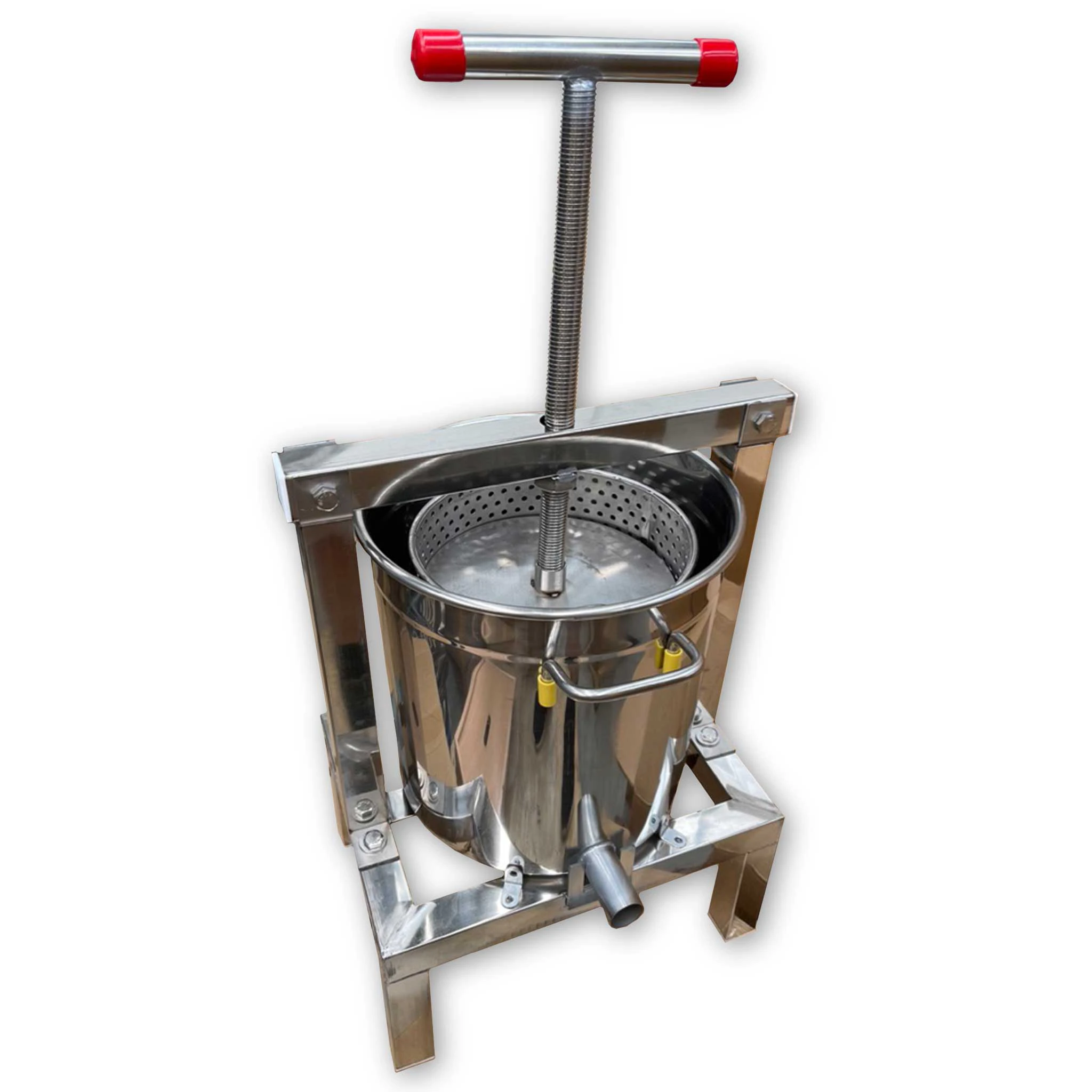 Honey and Wax Stainless Steel Press - 10L - Manual