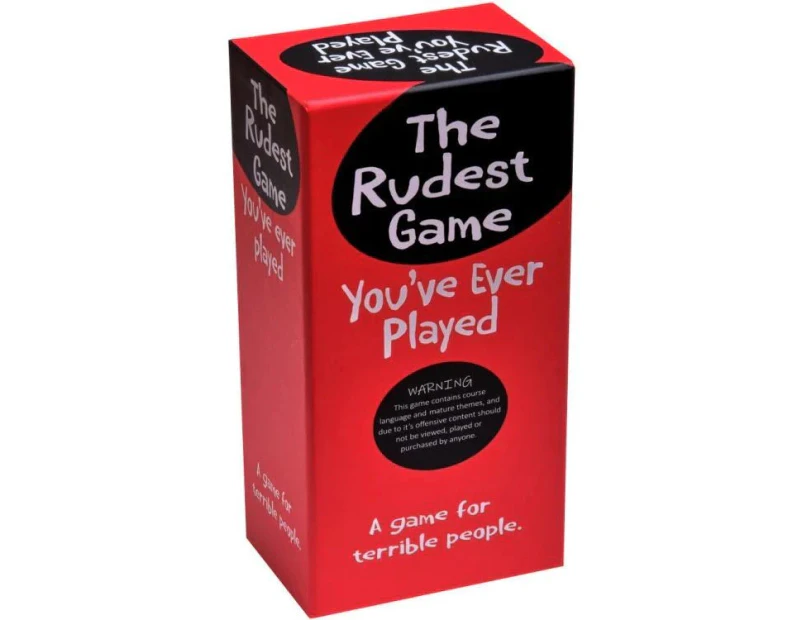 The Rudest Game You've Ever Played