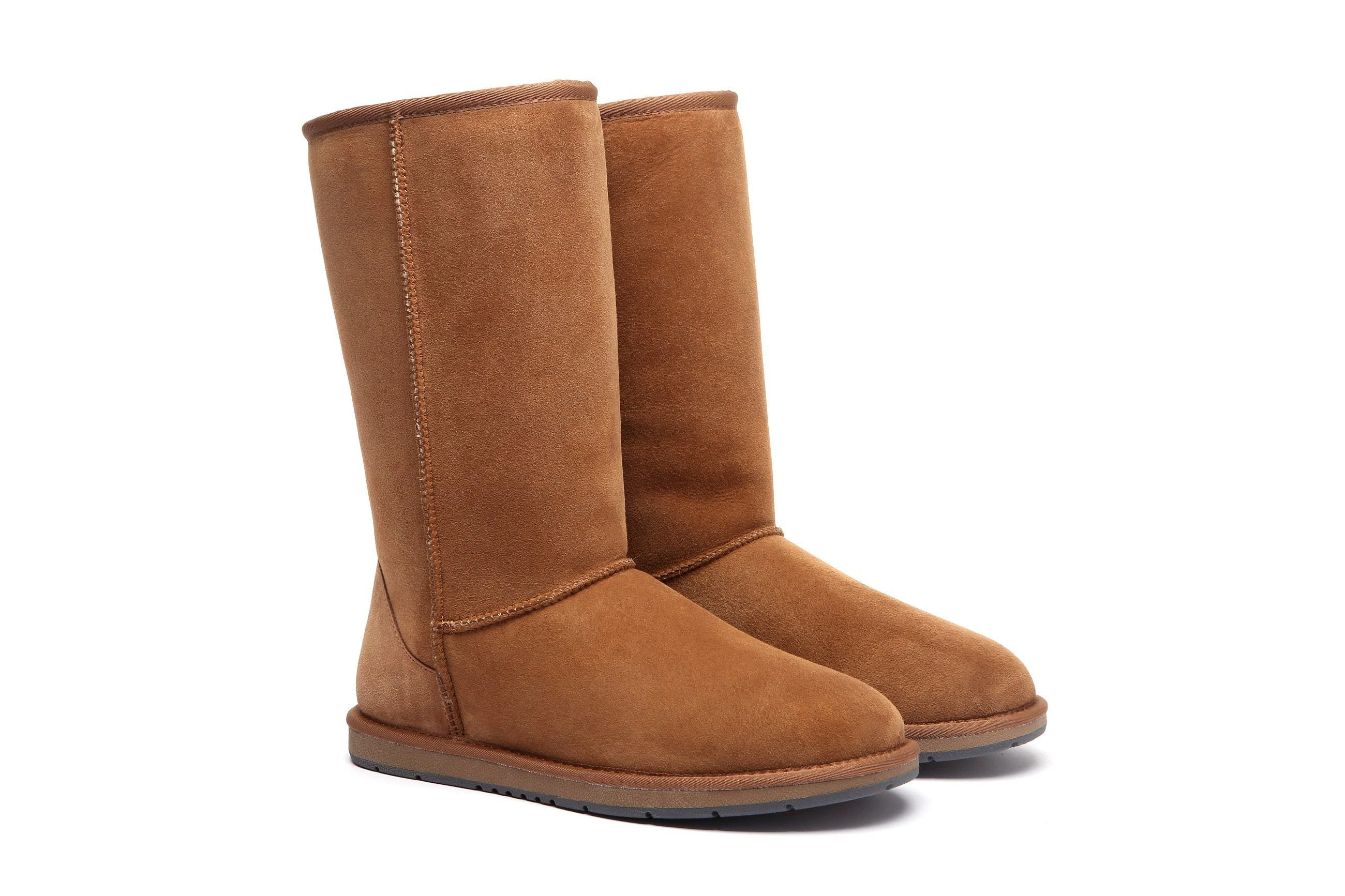 Australian Shepherd(R) UGG Boots Australia Premium Double Face Sheepskin Tall Classic Boots - Chestnut