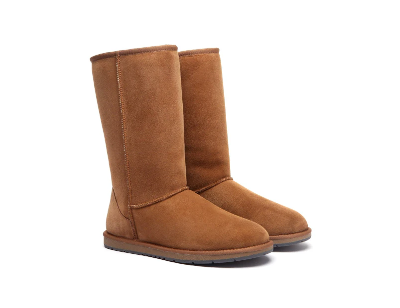 Australian Shepherd(R) UGG Boots Australia Premium Double Face Sheepskin Tall Classic Boots - Chestnut