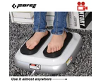 FORCE Portable Electric Circulation Leg Trainer Exerciser Machine With Remote Control - Silver