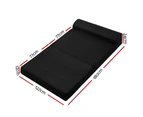 Portable Folding Sofa Bed Mattress - Black - Double