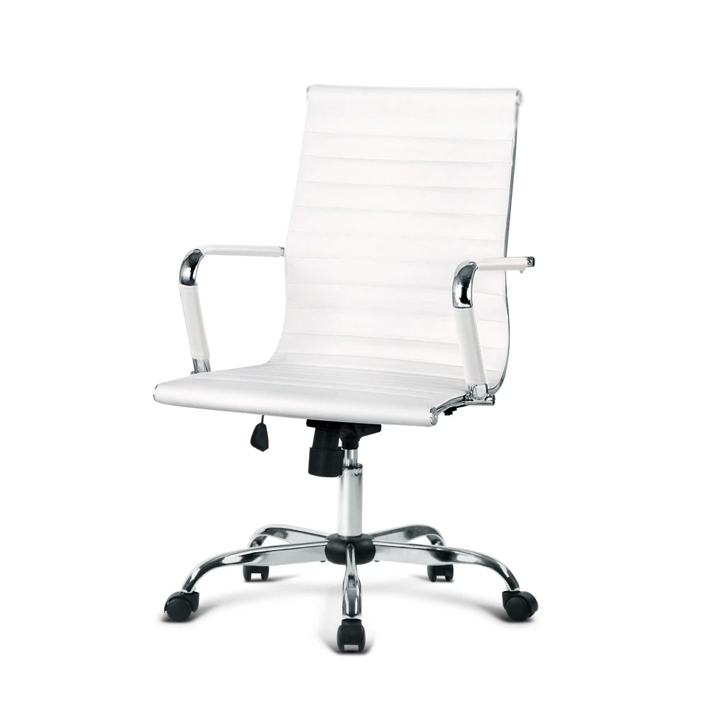 Gaming and Office Computer Desk Chair - White