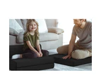 Portable Folding Sofa Bed Mattress - Black - Double