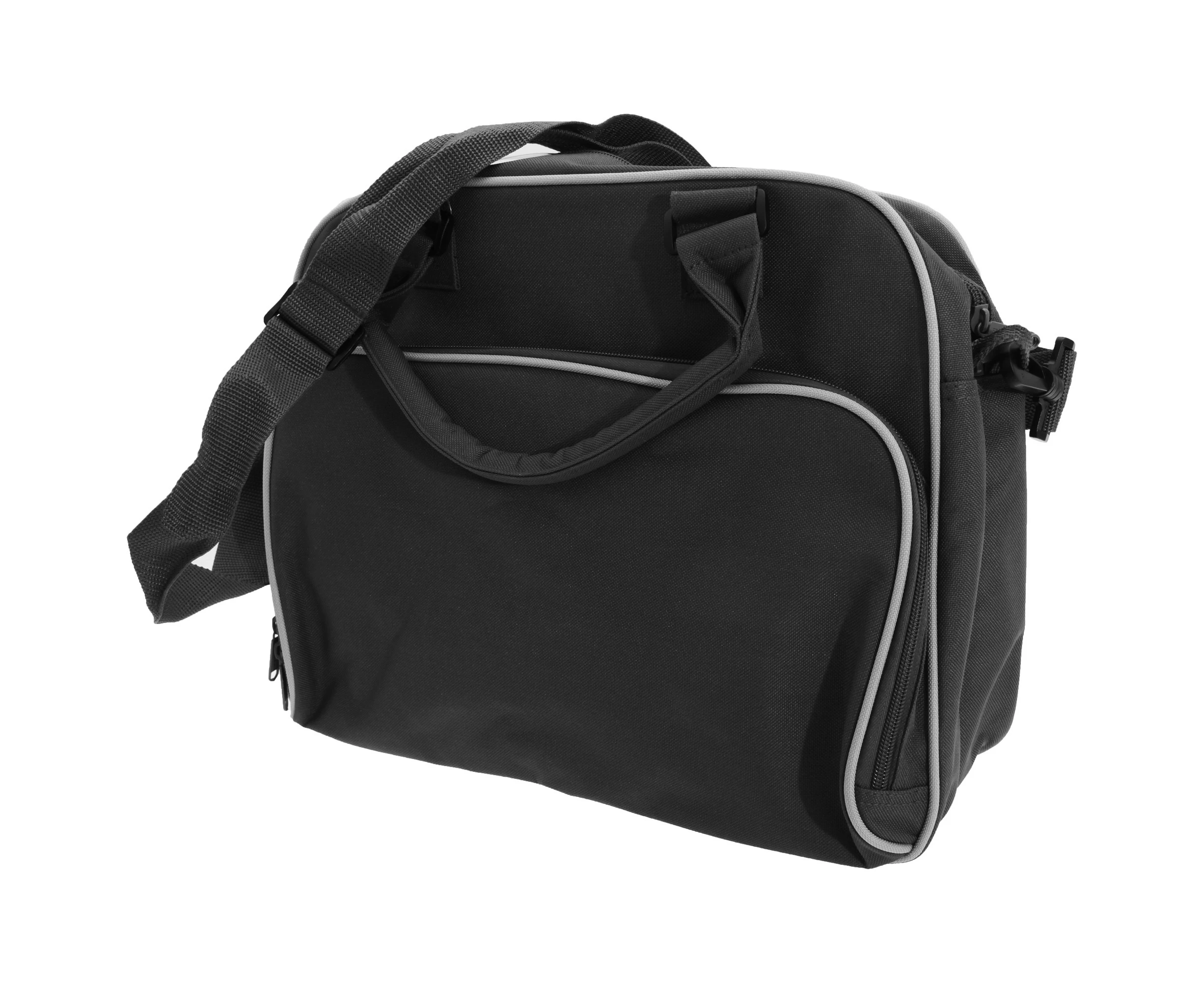 Bagbase Compact Junior Dance Messenger Bag (15 Litres) (Pack of 2) (Black/White) - BC4343