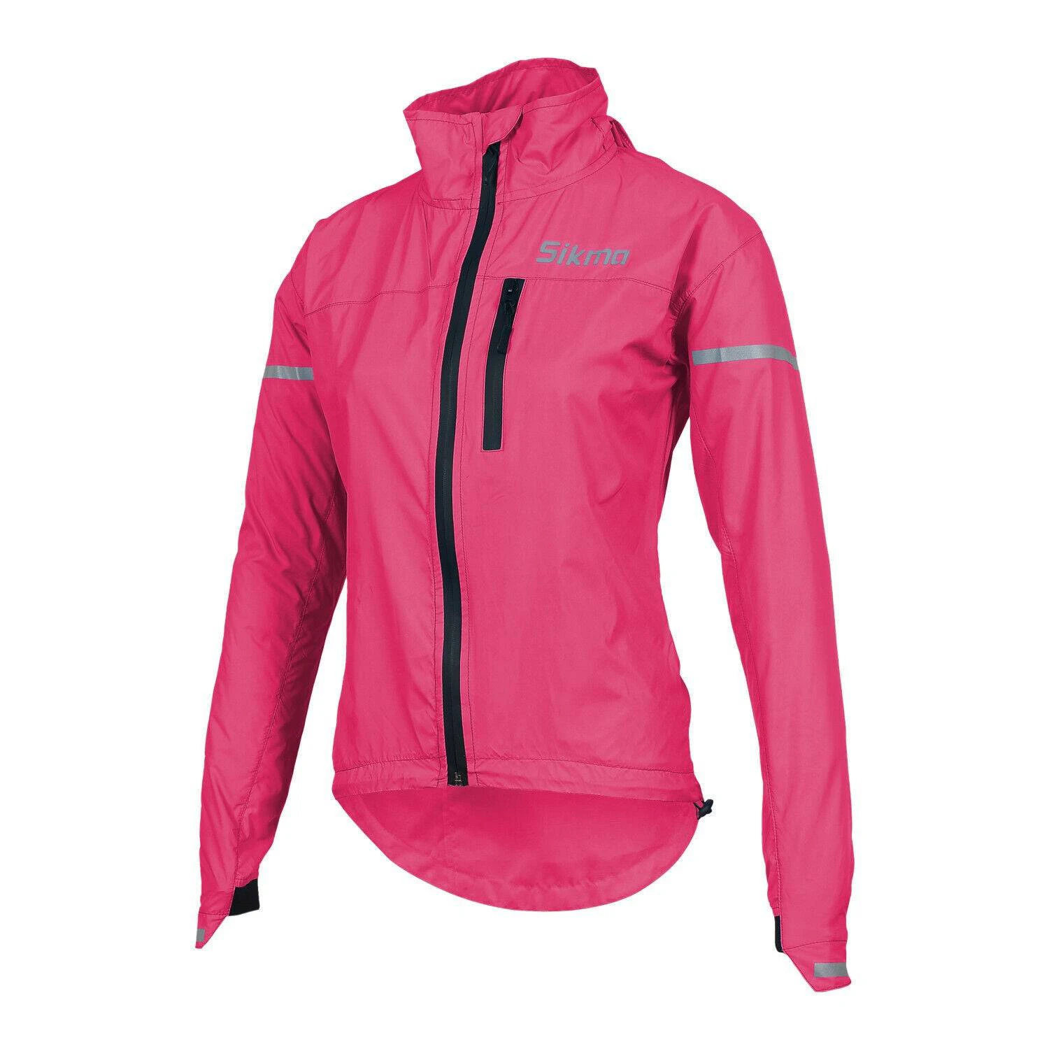 Sikma Cycling Women's Hooded Rain Jacket - Pink