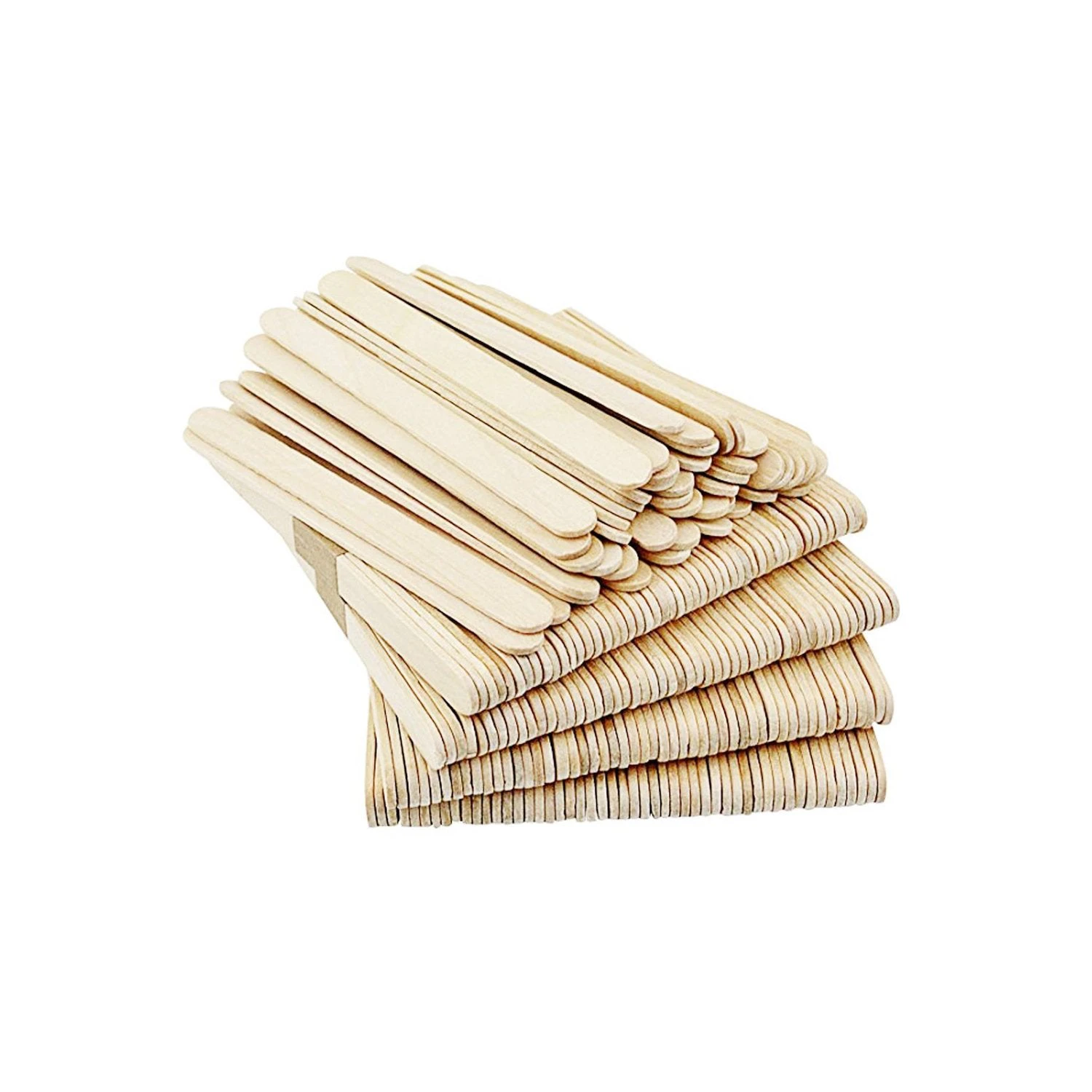 Wooden Craft Sticks Paddle Popsicle - 100pcs