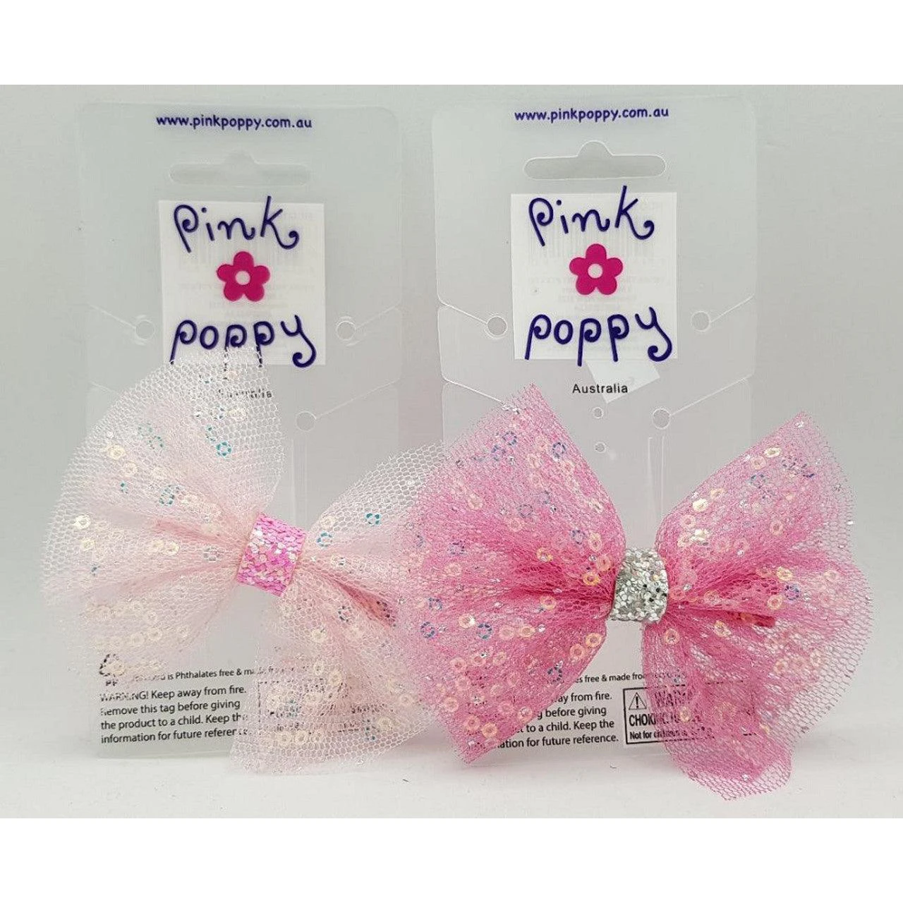 Pink Poppy - Moonlight Ballet Bow Hair Clip