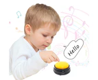 Small Size Easy Carry Voice Recording Sound Button for Kids Interactive Toy Answering Buttons Orange+Pink+Blue+Green