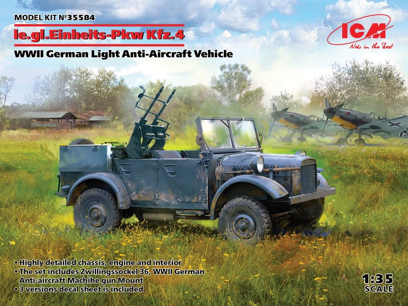 ICM 1:35 le.gl.Einheitz-Pkw Kfz.4, WWII