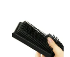 Pet Hair Sweeper Long Handle Rubber Broom - Red