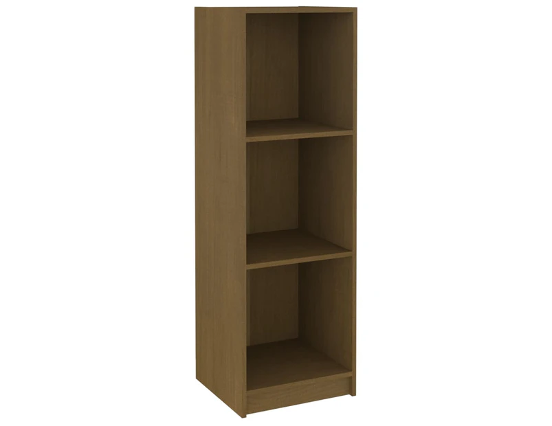 vidaXL Book Cabinet/Room Divider Honey Brown Solid Pinewood