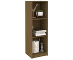 vidaXL Book Cabinet/Room Divider Honey Brown Solid Pinewood