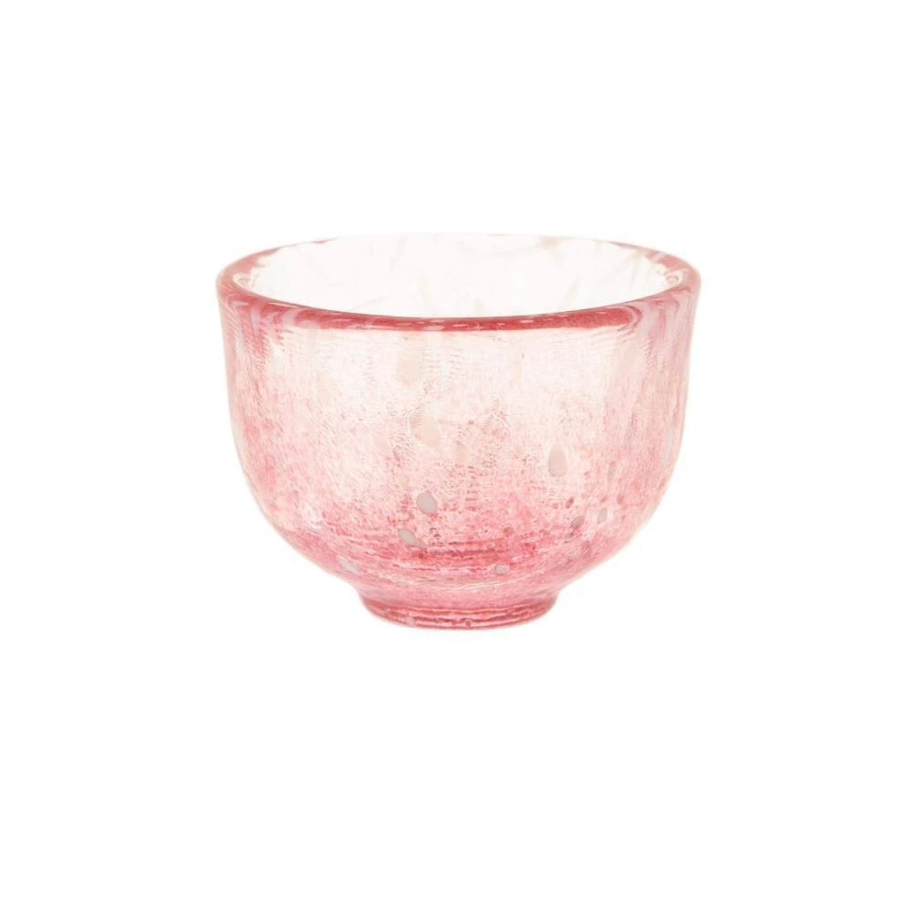 Toyosasaki Guinomi Handmade Sake Cup 60ml - Pink