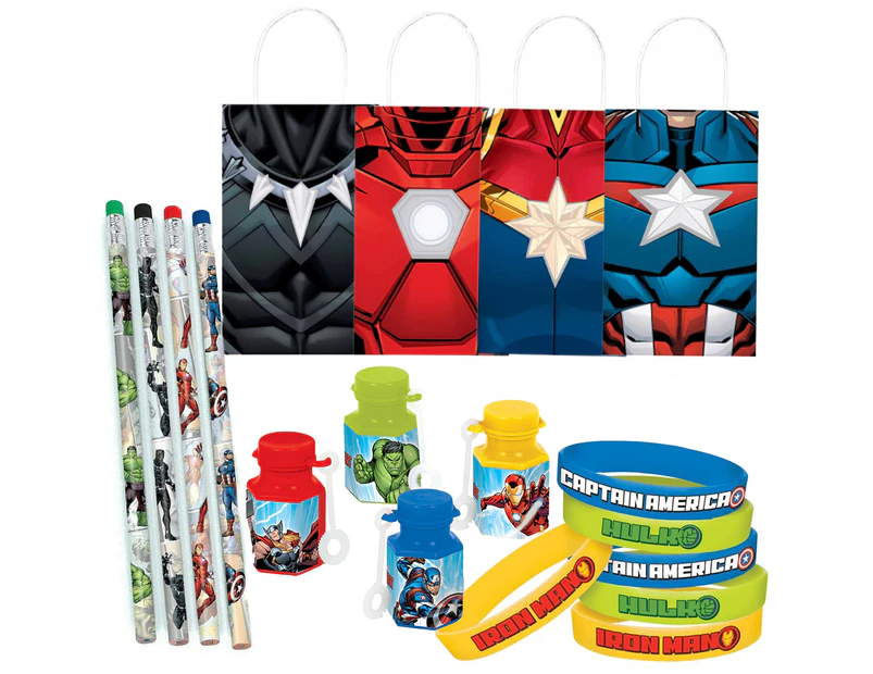 Avengers 8 Guest Bubbles Loot Bag Party Pack