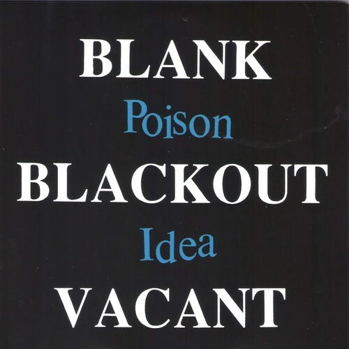 Poison Idea - Blank Blackout Vacant  [VINYL LP] Explicit USA import