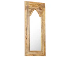 vidaXL Mirror 50x3x110 cm Solid Mango Wood