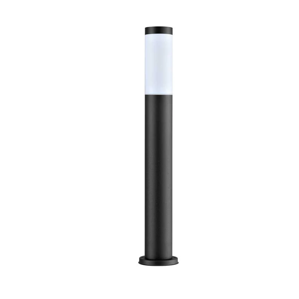 CLA LIGHTING Torre Bollard Light - E27 - 304 Stainless Steel - 1000mm Black