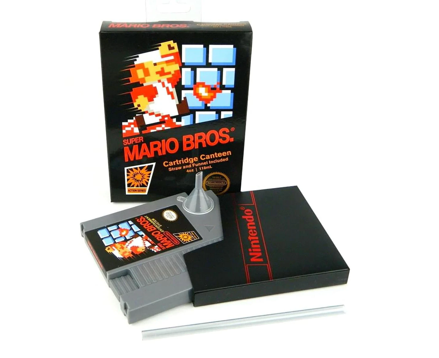 Super Mario Bros NES Cartridge Flask | Licensed Nintendo Merchandise 5oz