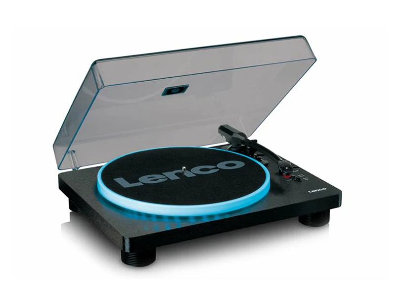 Lenco LS-50LED Belt Driven Turntable with LED & Built-in Speakers