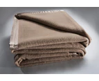 Bianca Australian Wool Blanket 480GSM - Mocca