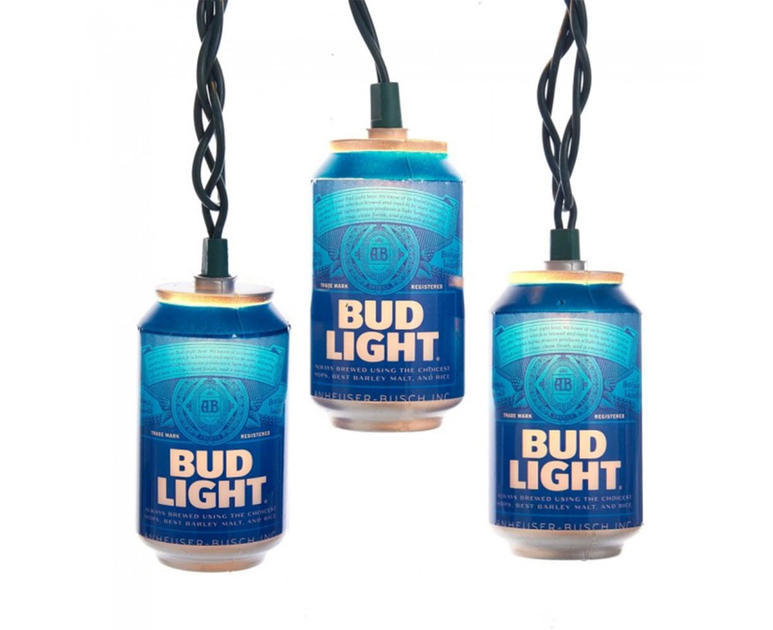 Bud Light Beer Can String Light Set