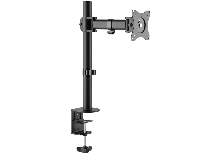 13 - 27" Inch 8kg SINGLE Screen LCD Monitor Grommet Clamp Desktop Stand VESA